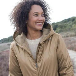 Parka En Donsjas<Blancheporte Gevoerde, waterdichte parka, halflang GLANZEND BEIGE