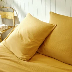 Deken En Bedsprei|Deken, Boutis En Bedsprei<Blancheporte Geweven bedsprei in effen katoen honing