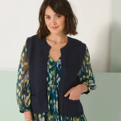 Trui En Vest<Blancheporte Gilet sans manches marine
