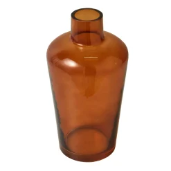 Decoratieartikel<Blancheporte Gladde vaas in kleurig glas amber