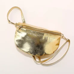 Accessoires En Juwelen<Blancheporte Glanzend bananentasje goudkleurig