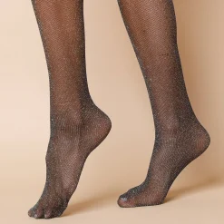 Feestelijke Lingerie|Panty’s, Kniekousen En Sokken<Blancheporte Glanzende panty - set van 2 zwart