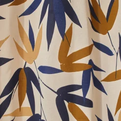 Gordijn, Glasgordijn & Store<Blancheporte Gordijn met bamboebladerenprint beige / marine