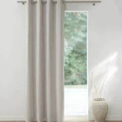 Gordijn, Glasgordijn & Store<Blancheporte Gordijn met chenille-effect parelgrijs