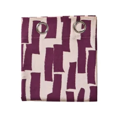 Gordijn, Glasgordijn & Store<Blancheporte Gordijn met geometrische print naturel / vijgenkleur