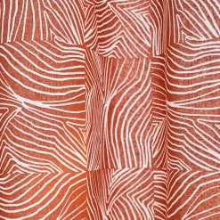 Gordijn, Glasgordijn & Store<Blancheporte Gordijn met 'pootjes' print terracotta / naturel