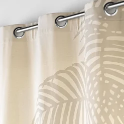 Gordijn, Glasgordijn & Store<Blancheporte Gordijn met tropische print naturel
