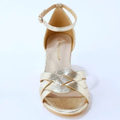 Sandalen En Espadrilles|Schoenen<Blancheporte e sandalen met hak goudkleurig