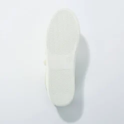 Baskets En Sneakers|Schoenen<Blancheporte Goudkleurige sneakers met scratchsluiting wit / zwart