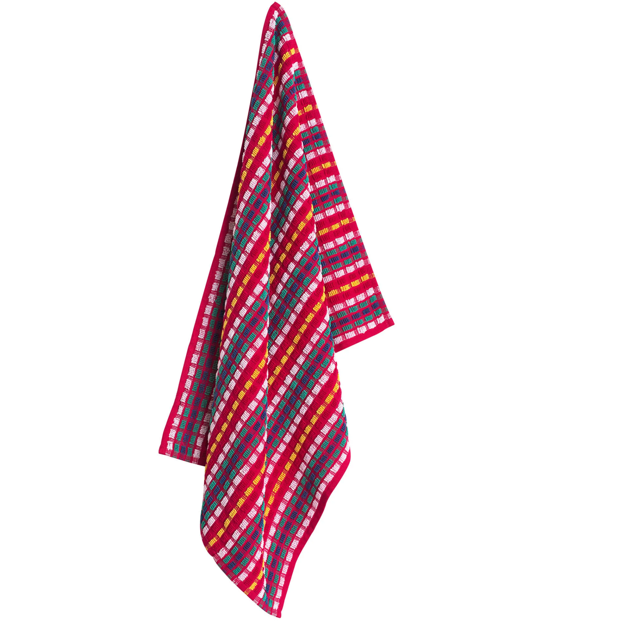 Droogdoek En Handdoek<Blancheporte Handdoek in badstof, groot formaat, met rode fond - Sets rood