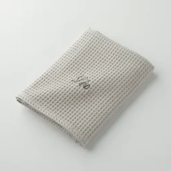Badhanddoek<Blancheporte Handdoek in bijenraattricot Colombine®, personaliseerbaar - 240 g/m2 zandkleur