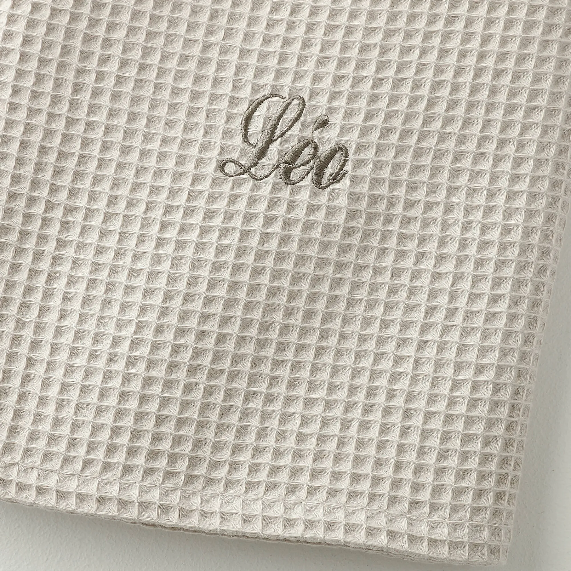 Badhanddoek<Blancheporte Handdoek in bijenraattricot Colombine®, personaliseerbaar - 240 g/m2 zandkleur