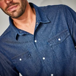 T-Shirt, Hemd En Polo<Blancheporte Hemd met drukknopen en korte mouwen stone