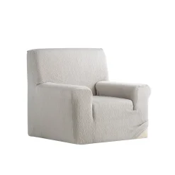 Zitbankhoes<Blancheporte Hoes voor fauteuil en zitbank 'Beta' lichtgrijs