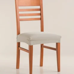 Stoelhoes<Blancheporte Hoes voor stoelzitting 'Nepal' vlaskleur