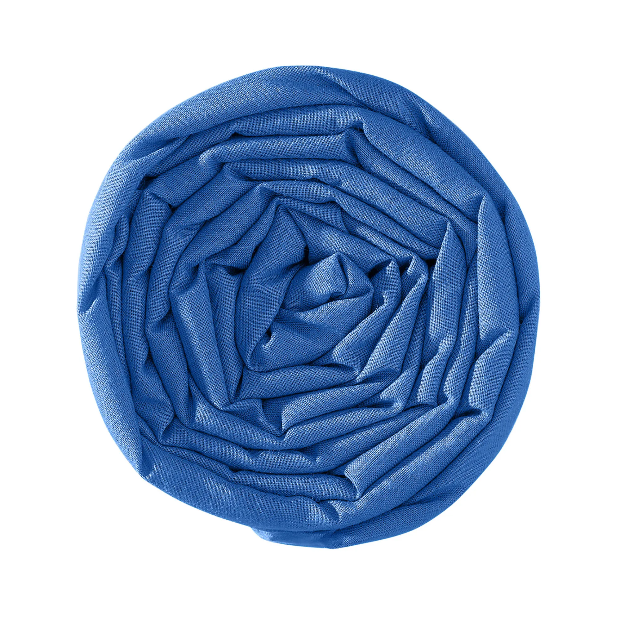 Hoeslaken<Colombine Hoeslaken in effen jersey, hoeken van 26 cm oceaanblauw