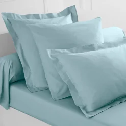 Hoeslaken<Colombine Hoeslaken in effen jersey, hoeken van 26 cm celadon