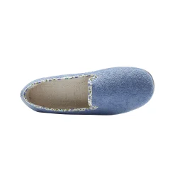 Sloffen|Sloffen<Blancheporte Hoge pantoffels - badstof jeans