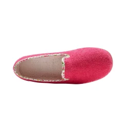 Sloffen|Sloffen<Blancheporte Hoge pantoffels - badstof fuchsia