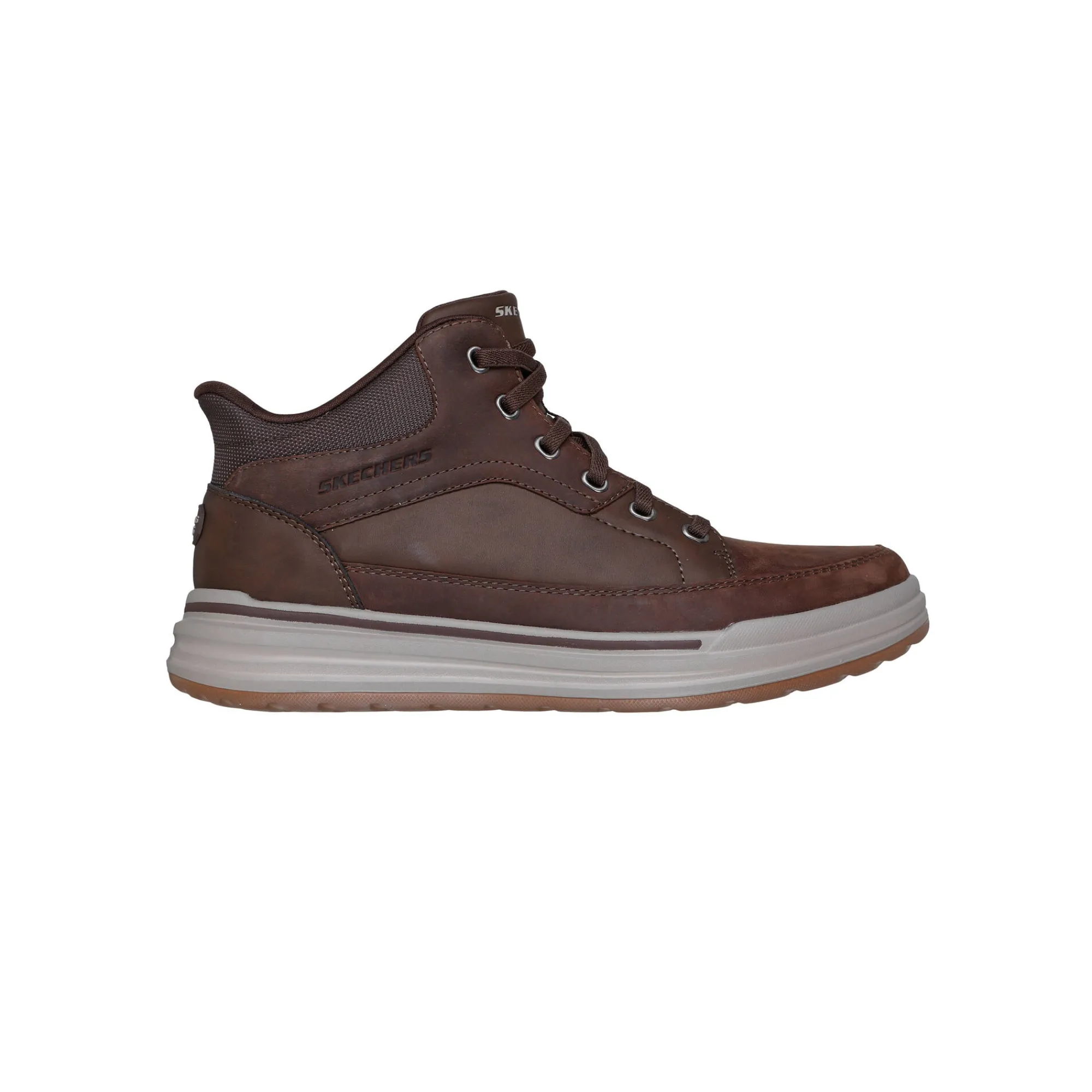 Schoenen|Schoenen Heren<Skechers Hoge slip-in sneakers STERLING bruin