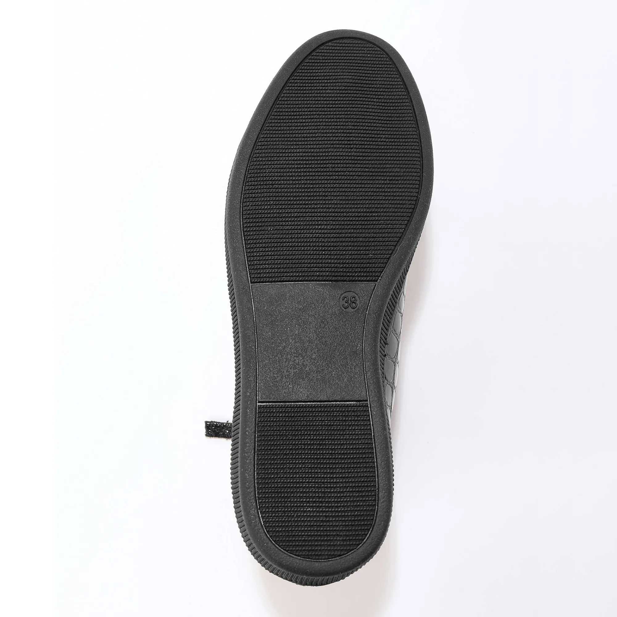 Feestelijke Schoenen|Baskets En Sneakers<Blancheporte Hoge sneakers in soepel leer met kroko-effect en rits zwart