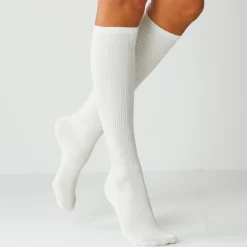 Panty’s, Kniekousen En Sokken<Blancheporte Hoge sokken in ribtricot - set van 2 paar zwart + beige