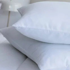 Hoofdkussen<Blancheporte Hoofdkussen en peluwkussen in microvezel wit