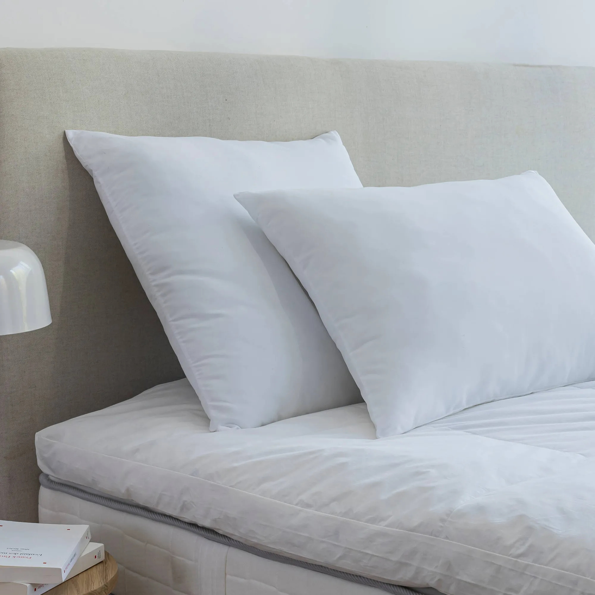 Hoofdkussen<Blancheporte Hoofdkussen in microvezel, medium comfort wit