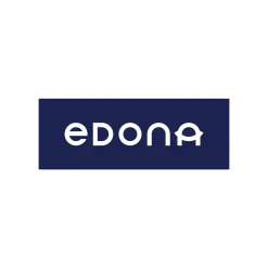 Hoofdkussen<EDONA Hoofdkussen met pluimpjes wit