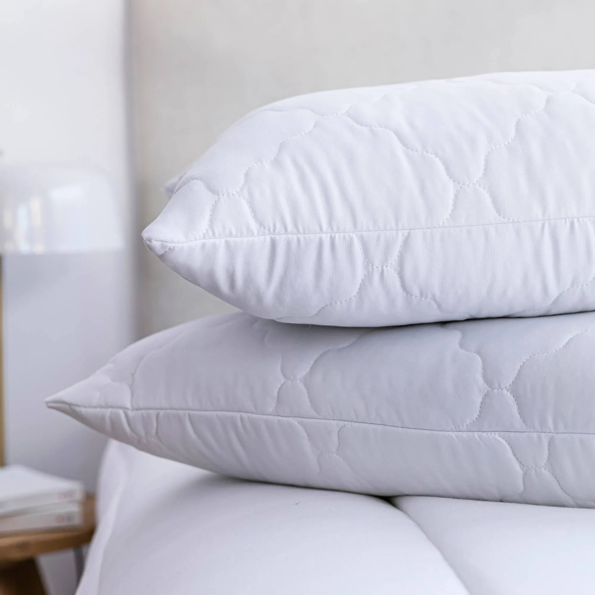 Hoofdkussen<Blancheporte Hoofdkussen voor de nek, medium comfort wit