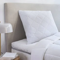 Hoofdkussen<Blancheporte Hoofdkussen voor de nek, stevig comfort wit