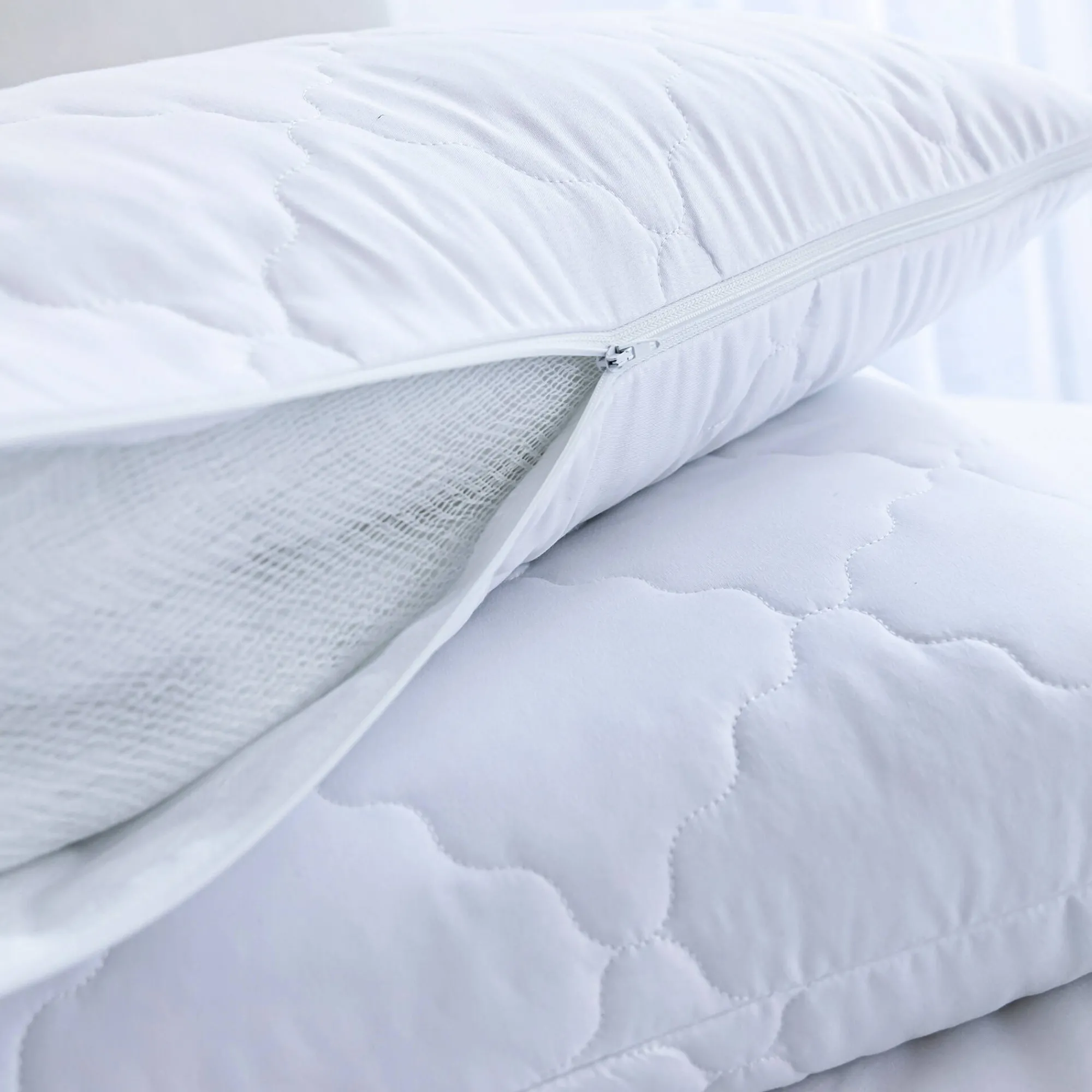Hoofdkussen<Blancheporte Hoofdkussen voor de nek, stevig comfort wit