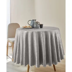 Feesttafel|Tafellaken En Tafelloper<Blancheporte Jacquard tafellaken in damast middelgrijs