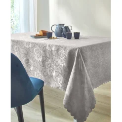 Feesttafel|Tafellaken En Tafelloper<Blancheporte Jacquard tafellaken in damast middelgrijs