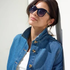 Jas En Mantel<Blancheporte Jasje met knoopsluiting, jeans stone