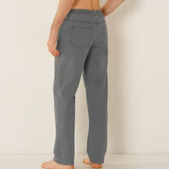 Jeans<Blancheporte Jeans in lichte denim met elastische taille grijs