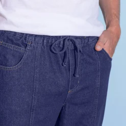 Jeans<Blancheporte Jeans in lichte denim met elastische taille stone