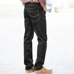 Jeans<Blancheporte Jeans met 5 zakken in rekbaar katoen - binnenpijplengte 82 cm black