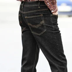 Jeans<Blancheporte Jeans met 5 zakken in rekbaar katoen - binnenpijplengte 82 cm black