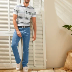 Jeans<Blancheporte Jeans met 5 zakken in rekbaar katoen - binnenpijplengte 82 cm bleached