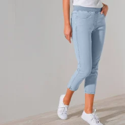 Jeans<Blancheporte 3/4-jeans met elastische taille bleached