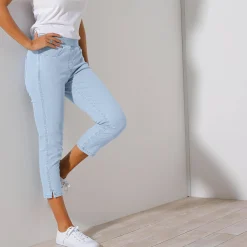 Jeans<Blancheporte 3/4-jeans met elastische taille bleached