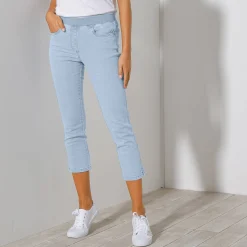 Jeans<Blancheporte 3/4-jeans met elastische taille bleached