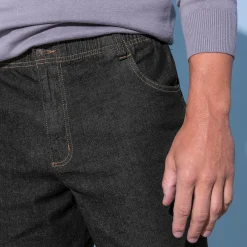 Jeans<Blancheporte Jeans met elastische taille - binnenpijpl. 72 cm black