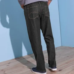 Jeans<Blancheporte Jeans met elastische taille - binnenpijpl. 72 cm black