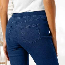 Jeans<Blancheporte 3/4-jeans met elastische taille stone