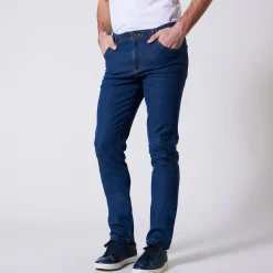 Jeans<Blancheporte Jeans met elastische taille - binnenpijpl. 72 cm stone