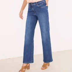 Jeans<Blancheporte Jeans met ruim model, 5 zakken stone