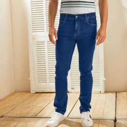 Jeans<Blancheporte Jeans met 5-zakkenmodel, rekbaar katoen - binnenpijplengte 72 cm stone