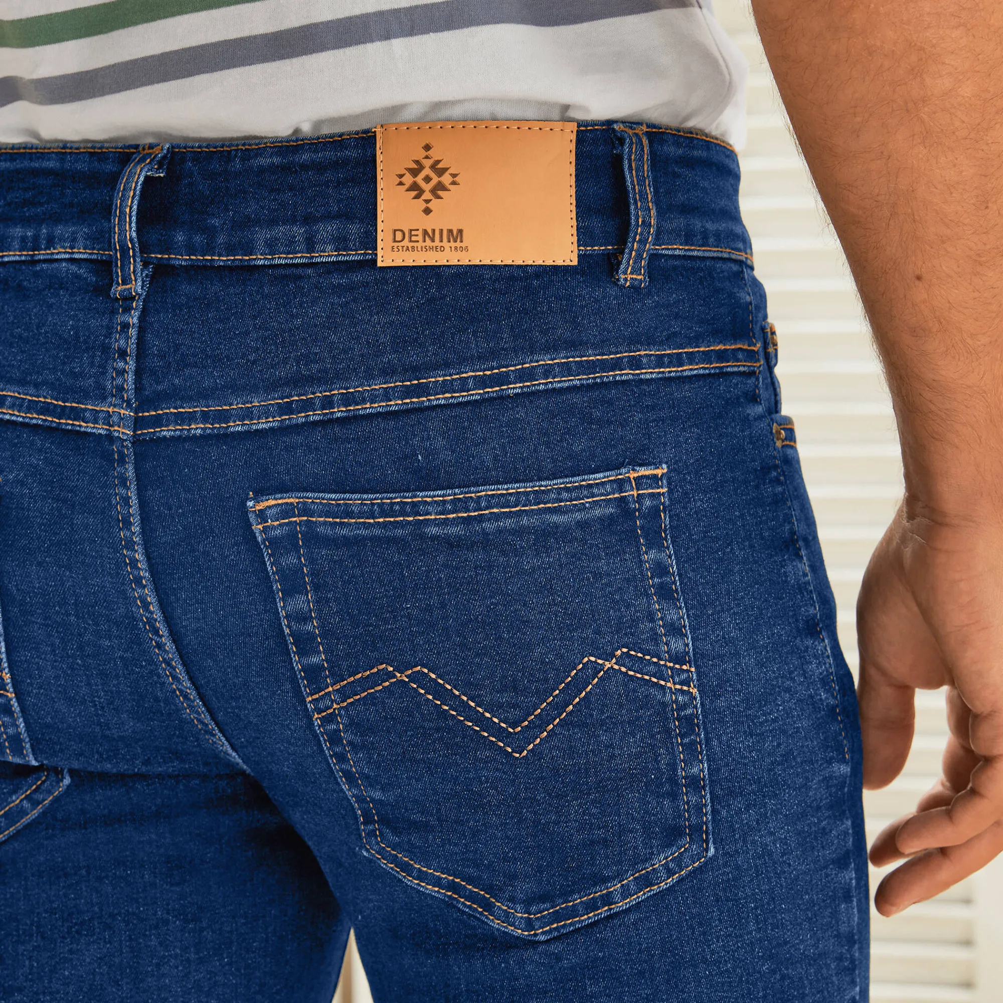 Jeans<Blancheporte Jeans met 5-zakkenmodel, rekbaar katoen - binnenpijplengte 72 cm stone